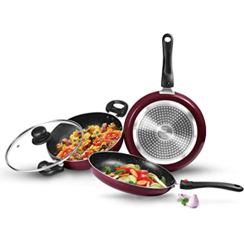 Bajaj Induction Frying Pan, Cookware, Cooking Essentials